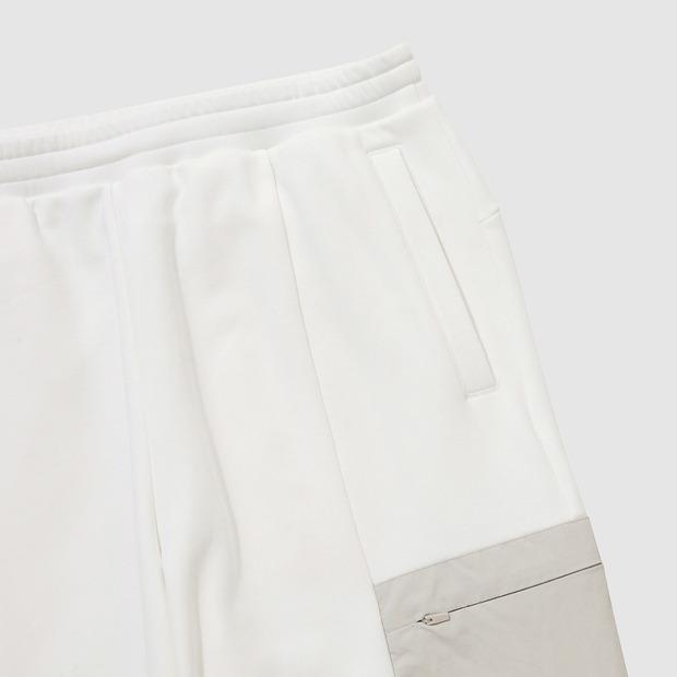 UMBRO Wayfinder Woven Bit Knit Jogger Pants Ivory (Uq121Cfp13)