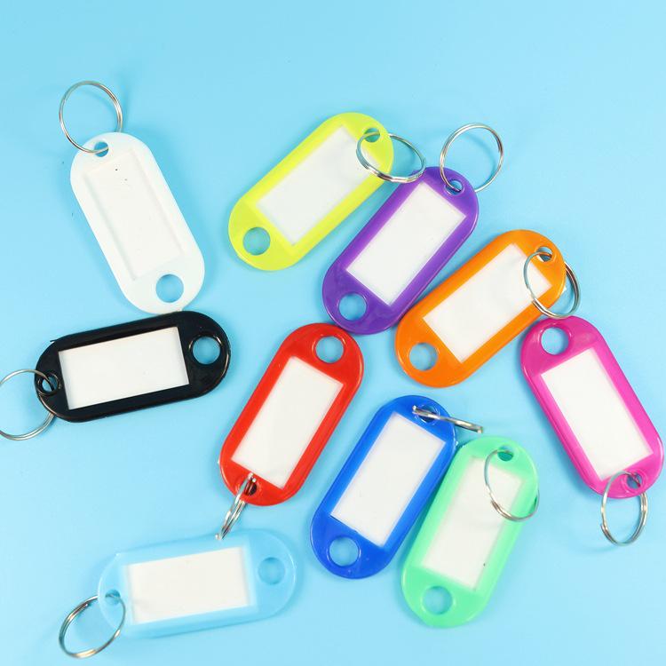 Colored Numbered Keyring and Luggage Tag