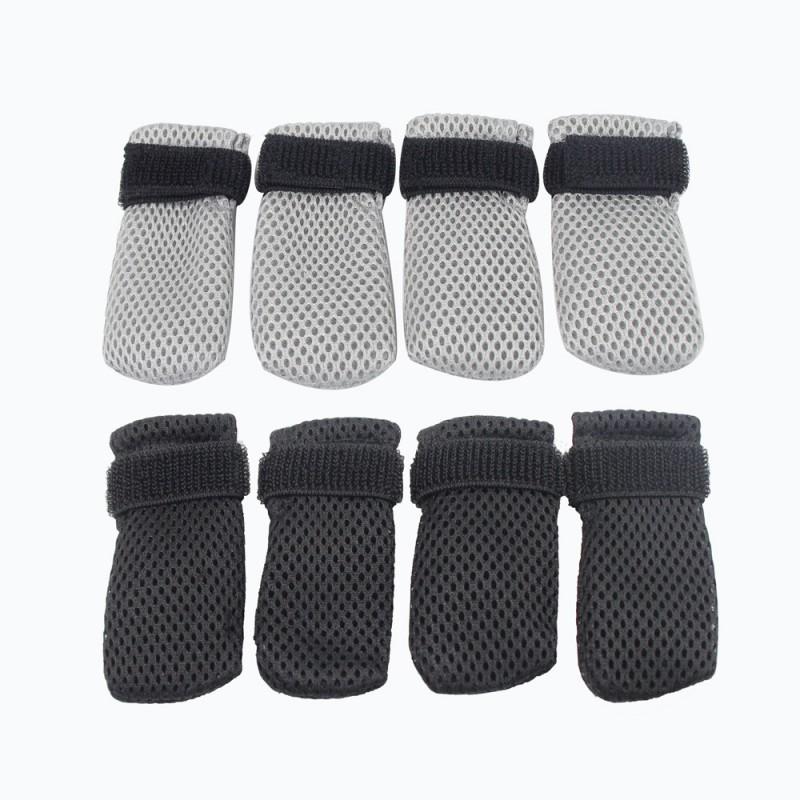 Cat Paw Protectors Soft Breathable Mesh Socks Claw Trimming Bathing Anti-Scratch Quiet Dirty Prevention
