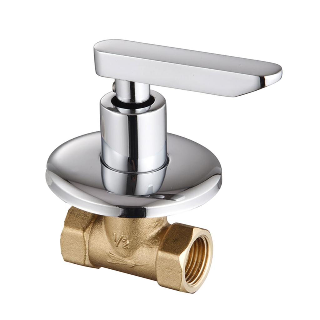 Multipurpose Aluminum Alloy Concealed Water Valves DN15 Female Thread NPT for Home and Commercial Water Systems