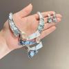 Geometric Line Women's Necklace Earring Set Exaggerated Multi Color Jewelry Set  Daily Wear