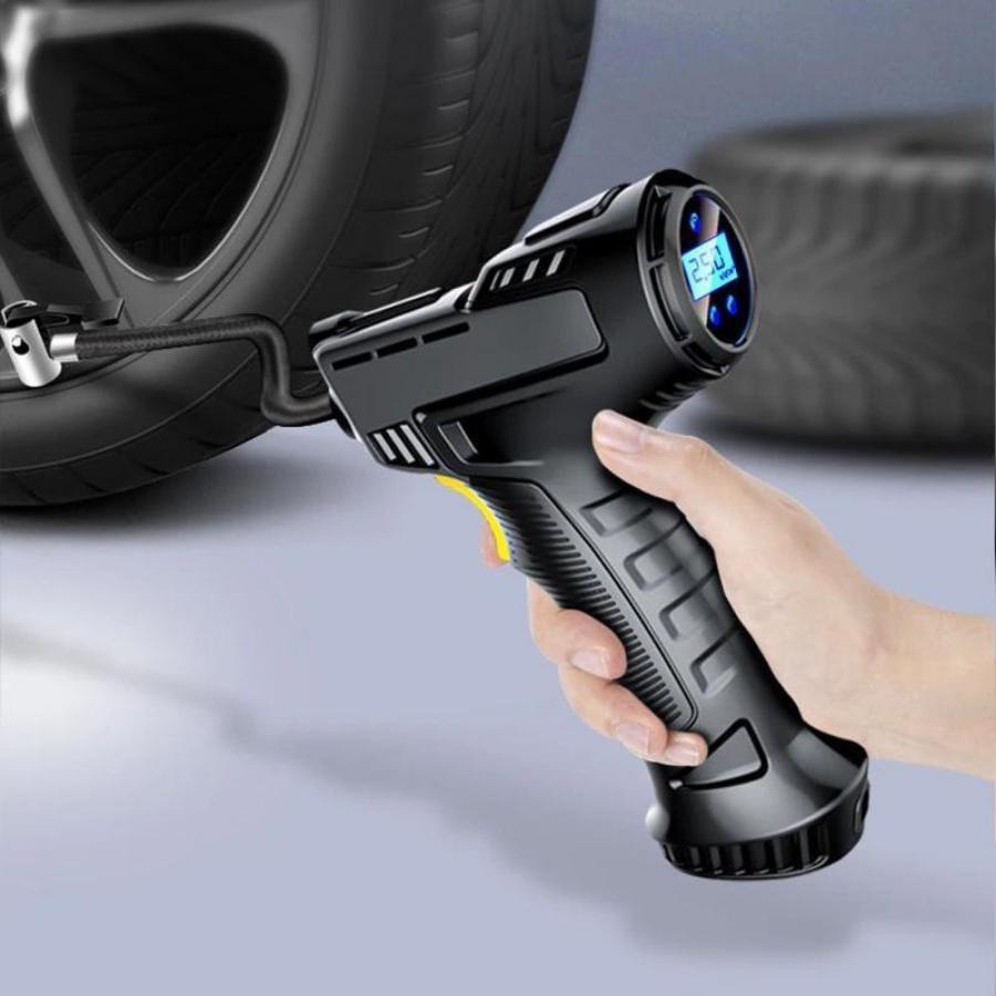 2023 Newly Upgraded 120W Rechargeable Car Handheld Intelligent Digital Display Home Car Electric Portable Tire Pump Car Air Pump.