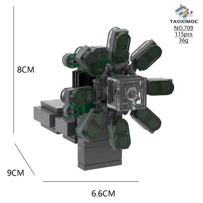 Zoonomaly Zoo Bloki Figurka Zabawka Zoonomaly Zestaw Bloków Figurka z Gry Horror Zoonomaly Ceglany Strażnik Kot Koala Potwór Zwierzęta Budowanie