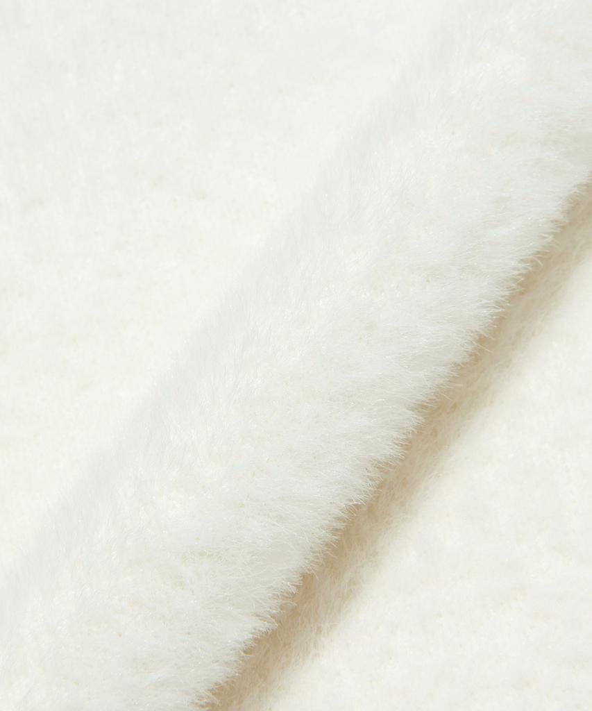 LEE Women'S Round Hairy Logo Knit Ivory