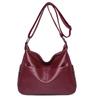 PU Soft Leather Texture Fashion New Stylish Bag Women Shoulder Crossbody Bag Japanese Style Mom Soft Leather Small Crossbody Bag