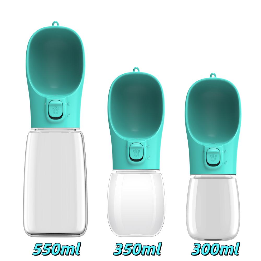 

Portable Dog Water Bottle for Small Large Dogs Pets Outdoor Walking Leakproof Travel Water Dispenser Chihuahua Labrador Supplies 300ml бирюзовый