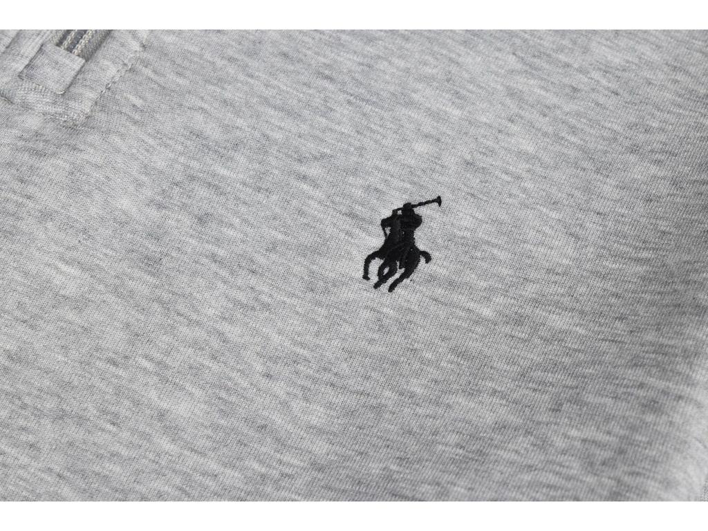 RL Pony Polovičný zips Vyšívané polo tričko - Jednoduchá nadrozmerná voľná hrubá mikina pre páry