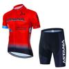 ASTANA Set Maglia da Ciclismo da Uomo Manica Corta Kit Bici da Strada Traspirante Asciugatura Rapida Lycra Abbigliamento Performance