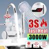220V 3000W Torneira elétrica de água quente Aquecedor Display LED instantâneo para cozinha doméstica Banheiro com chuveiro