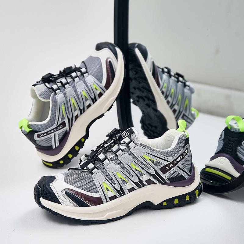 Casual sports hiking shoes 2025 new spring and autumn thick-soled small outdoor couple men's and women's breathable dad shoes