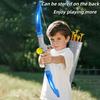 Bow And Arrow Set For Kids, Led Light Archery Playset, 10 Suction Cup Arrows, Big Support Dartboard, Birthday Gifts For Boys
