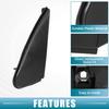 Front Left Door Mirror Corner Mudguard Triangle Cover No.6011802170 for Toyota Corolla 2014-2016 Plastic Black