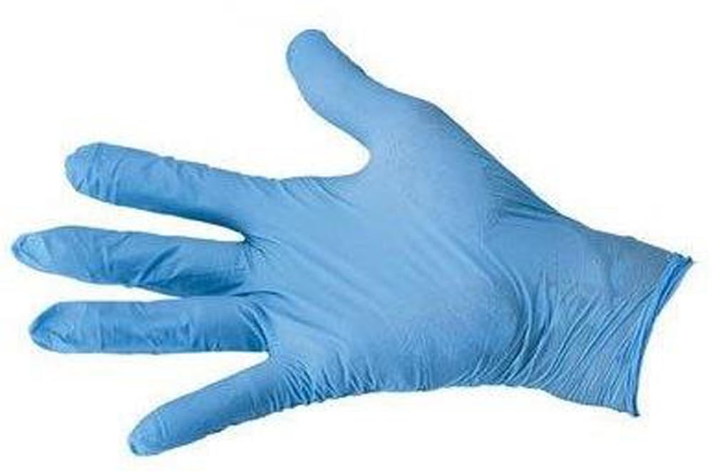 Fuji Super Nitrile 100 SS Powder-Free Gloves, Count, (Blue)