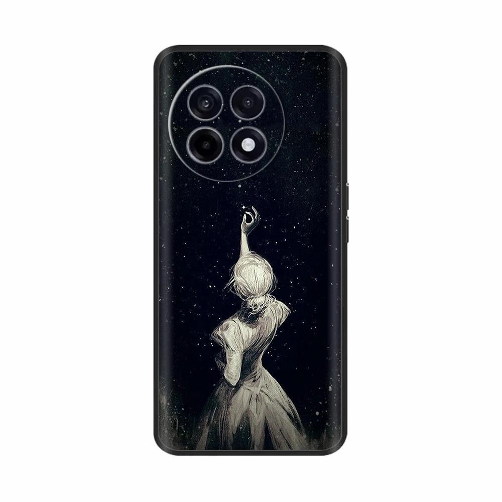 For OnePlus ACE5 13R Case Cute Flower Painted Cover Soft Slim Phone Case For OnePlus ACE 5 Pro Case ACE5 13 R Fundas Bumper Para