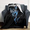 1pc Gorillaz, Cartoon Throw Blanket Soft Flannel, Cozy All Season Polyester Perfect for Home, Office