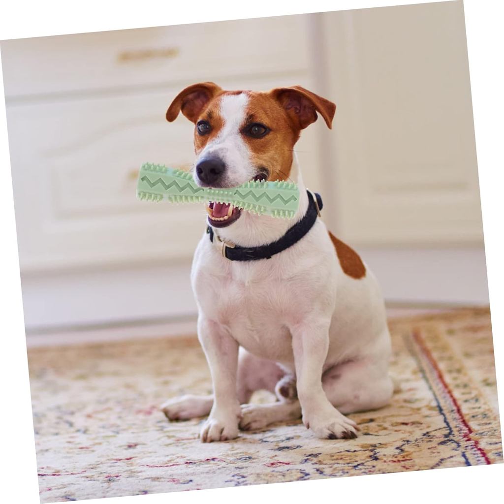 Haustier Zähneknirschen Trainingsstock Auslaufsicheres Spielzeug Zähneknirschen Reinigungsstock Verschleißfest Bissfest Leicht zu reinigendes Material Sicher Ungiftig Trainingsspielzeug