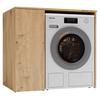 Badkamer Wasmachinekast Met Kast Met Deur Velden Bijv 1D Artisan Eik