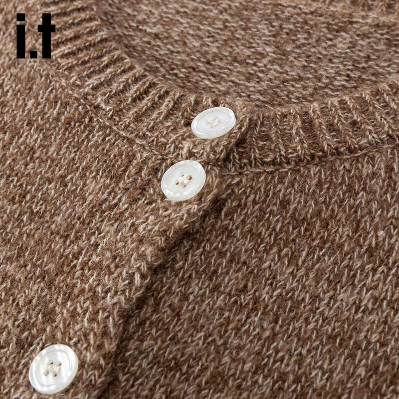 Izzue IT Women's Button-Down Knit Cardigan Sweater