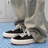 Men Casual Canvas Walking Shoes Low Top Lace Up Street Sneakers Outdoor Daily Travel Comfort Footwear Lightweight Comfort Fit