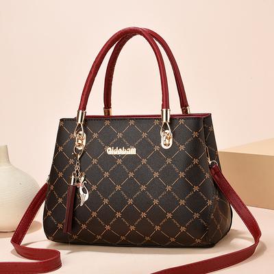 Sacs à main pour femmes en cuir de qualité, sacs messager imprimés vintage pour femmes, sacs fourre-tout Boston à bandoulière pour le shopping, sacs bandoulière pour femmes