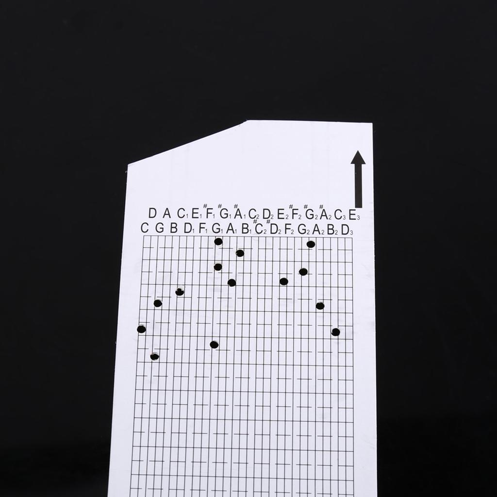 30‑Note Hand Crank Tape Music Box Movement Part Puncher 3 Strips DIY Your Songs