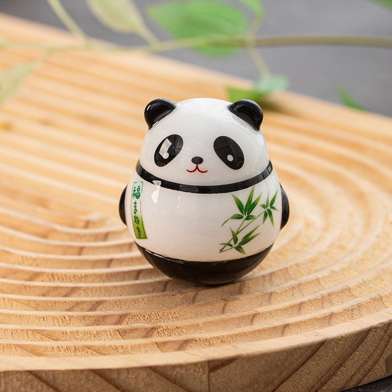 Japoński Ceramiczny Kot Szczęścia Ornament Fortuny Rzemiosło Daruma Kreskówkowy Krajobraz Akcesoria do Wystroju Domu Kawaii Prezenty Dekoracja Biurka