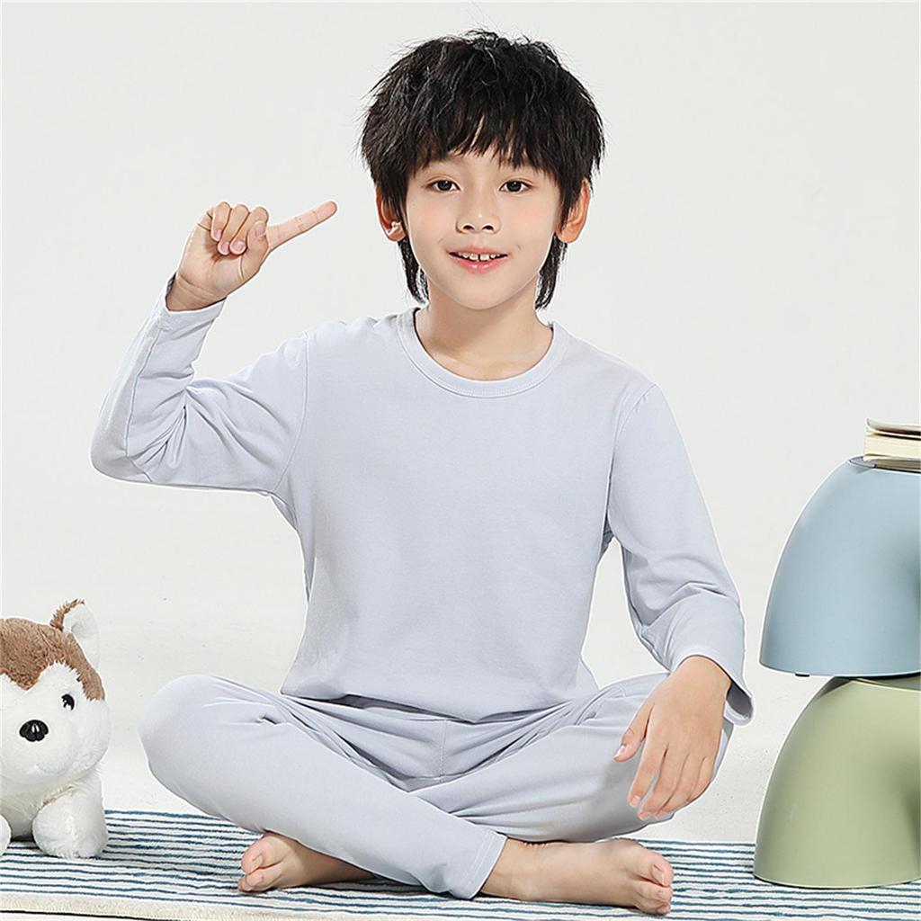 Chłopięcy Termiczny Bawełniany Zestaw Bielizny Lycra - Jesień/Zima 2025