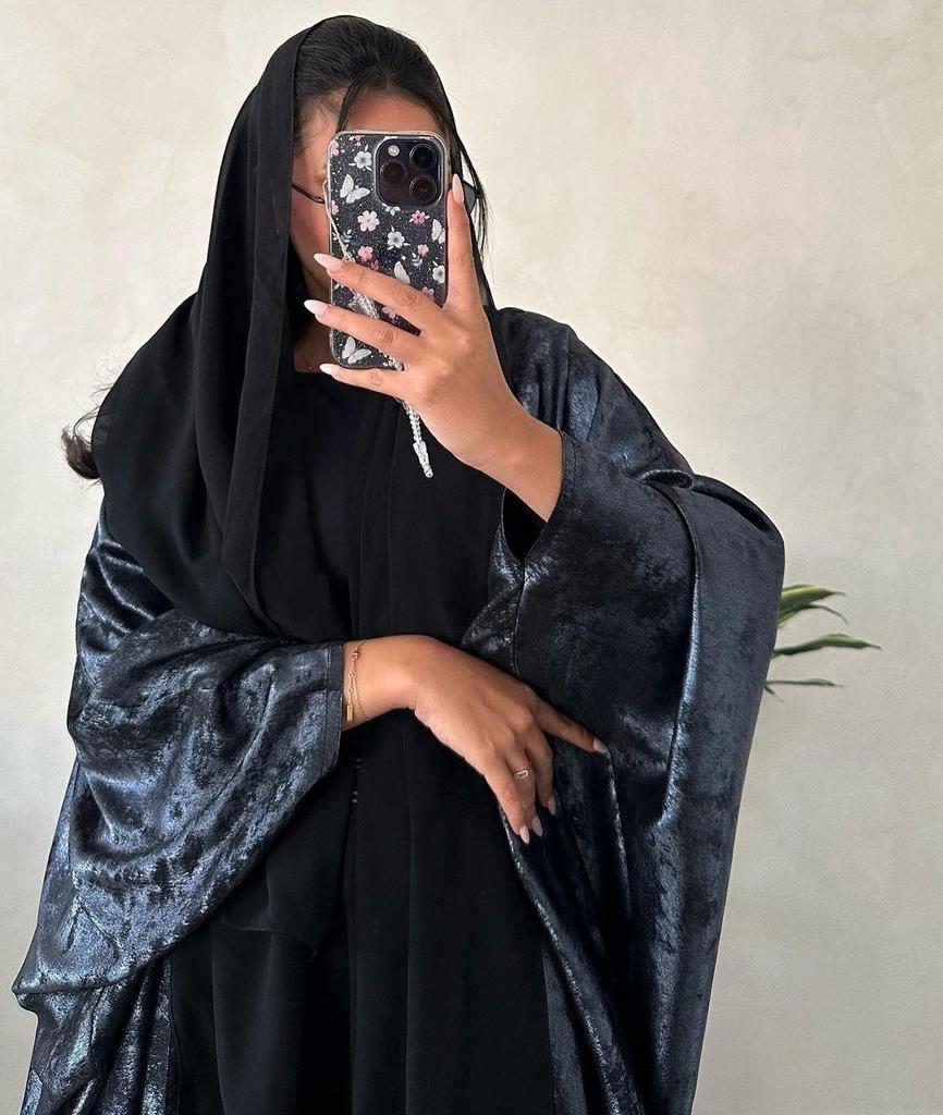 Bescheidener Übergrößen-Abaya-Cardigan für Damen - Nahöstliche und westliche Stile