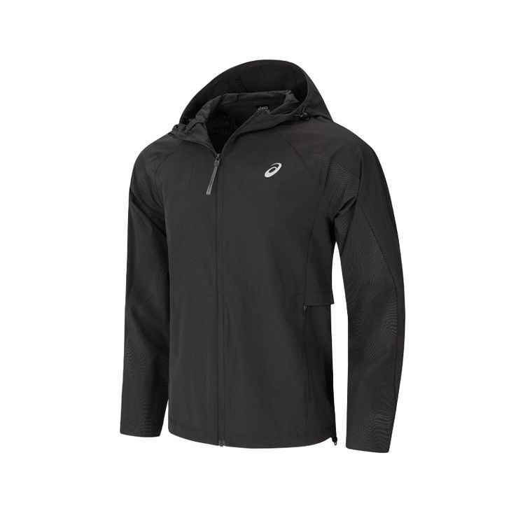 Asics Fashionable Simple Breathable Hooded Jacket Men Jackets Black 2011D327-001