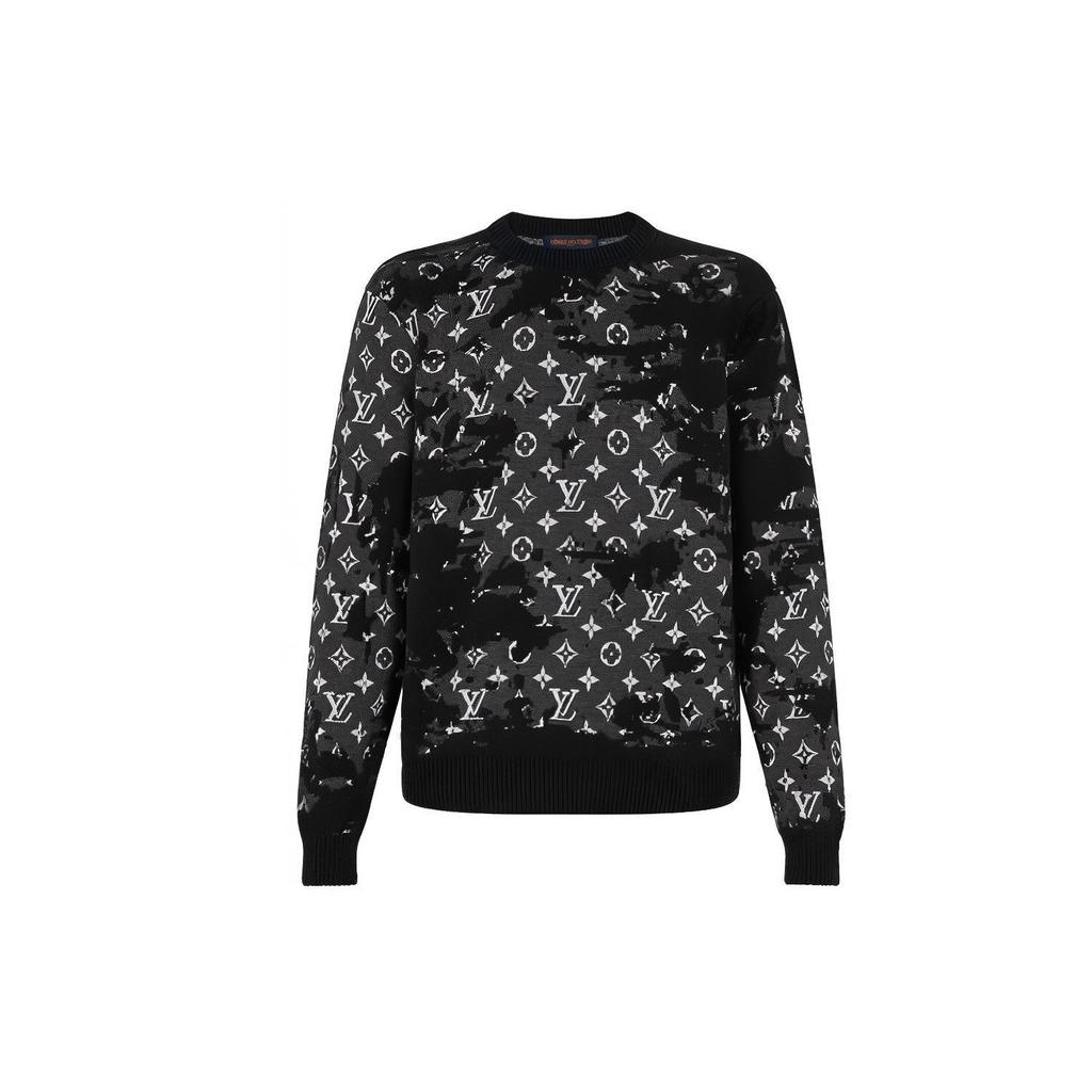 LOUIS VUITTON Sweater Men's Black 1A8GYD