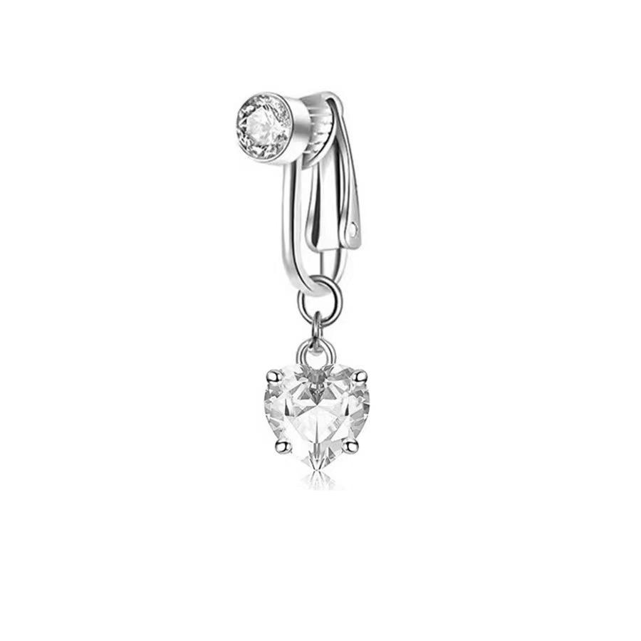 Stylish No-Clip Navel Ring and Stud Collection