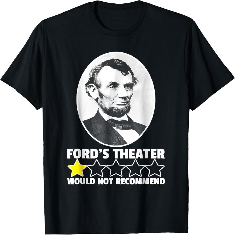 Театр Форда Не Рекомендую Футболка с Авраамом Линкольном 1 звезда S