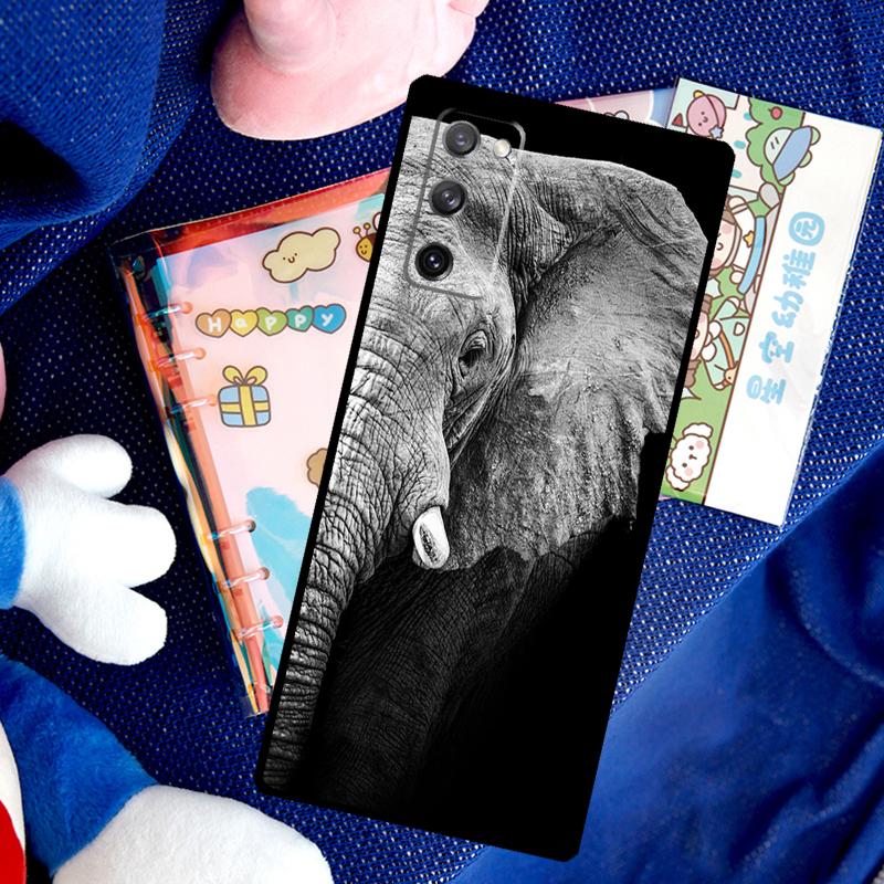 Wild Elephant Head Case For Samsung Galaxy S26 Ultra S25 S24 S23 S22 S21 S10 Plus S20 FE S25 Ultra Cover Funda