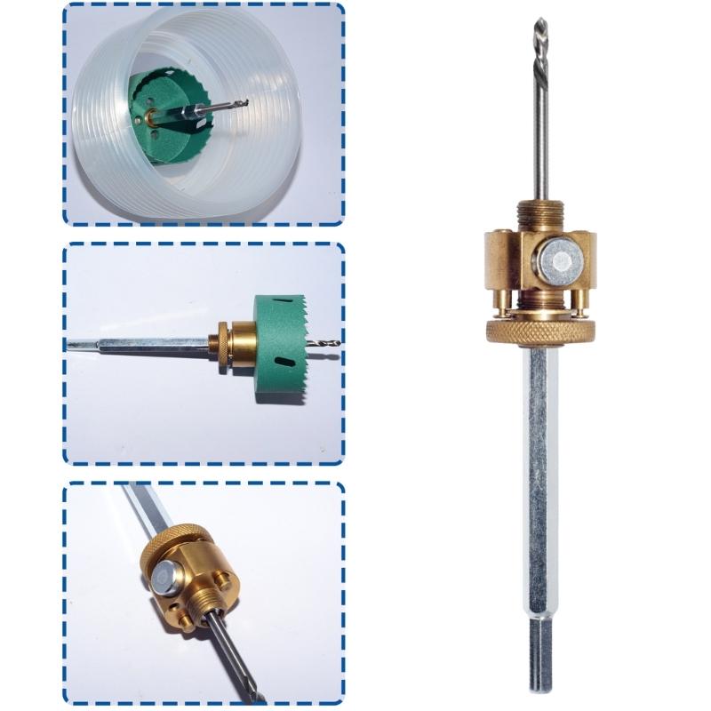 Metall Lochbohrer Säge Schnellspann Lochöffner Verbindungsstange Einbaustrahler Schnell Kernöffner Elektrowerkzeugzubehör