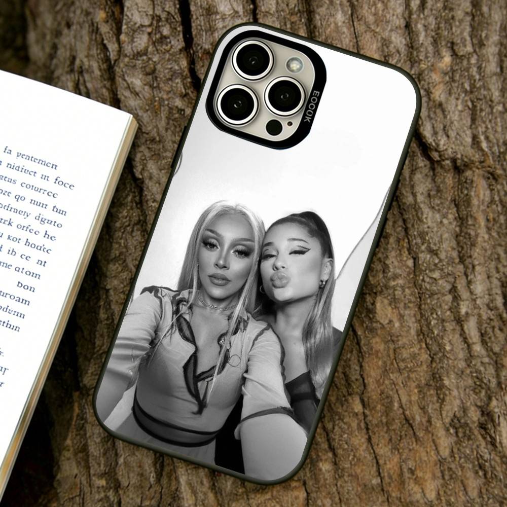 Doja Cat Singer Phone Case For iPhone 17,16,15,14,13,12,11 Plus,Pro Max,XS,Colorful Silver Black Cover