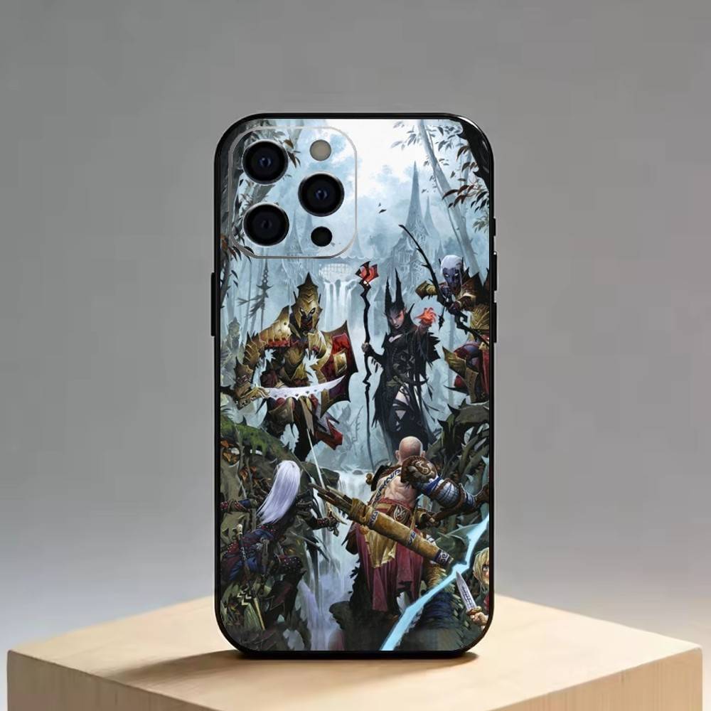 Pathfinder Kingmaker   Funda de Teléfono Para iPhone 17, 16,15,14,13,12,11 Plus,Pro Max, Otros Cubierta Blanda Negra