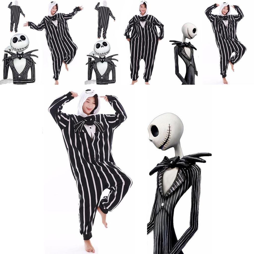 Nightmare Christmas Before Jack Onesie Pajamas Union Suit Jumpsuit Wear Lounge