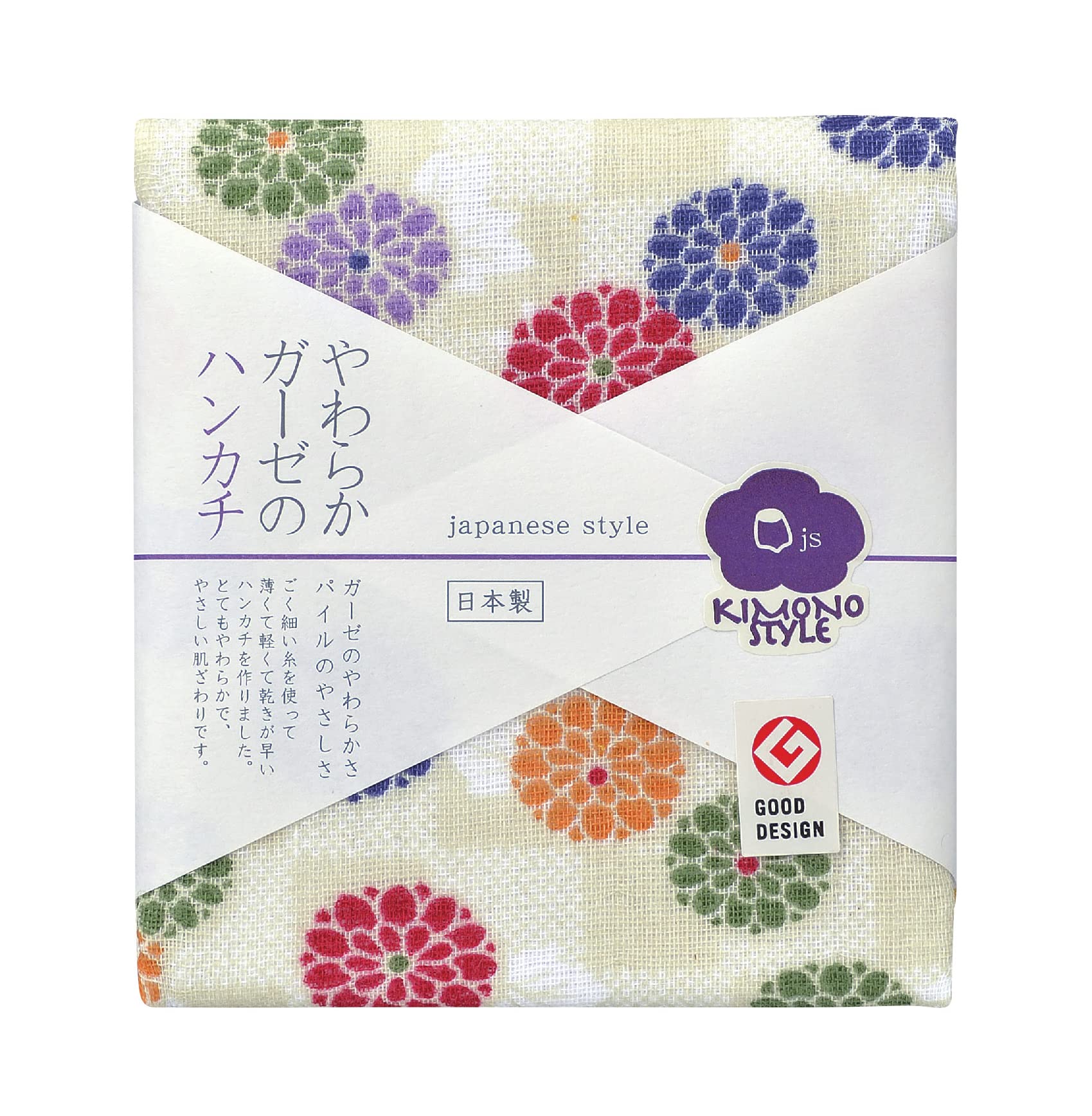 

Nissen Shoko Japanese Style Kimono Small Chrysanthemum Made in Japan Handkerchief, Style, Pattern, JS4110,