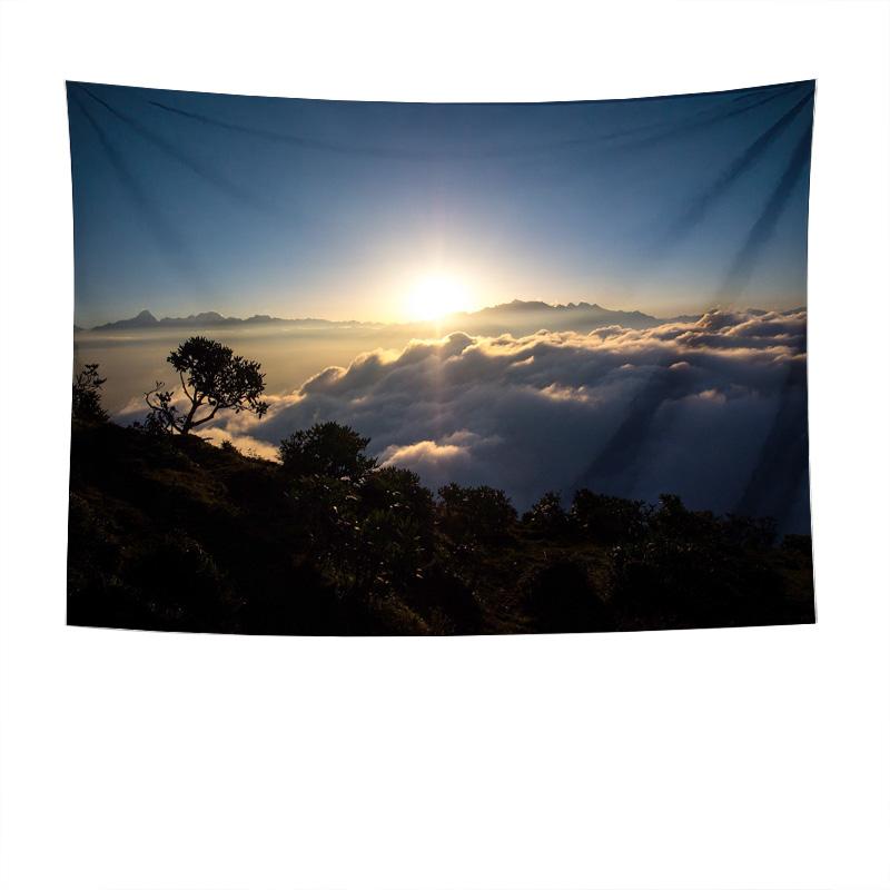 Breathtaking Sunrise Mountain Tapestry Perfect for Bedroom Decor 74x94cm(29x37in)