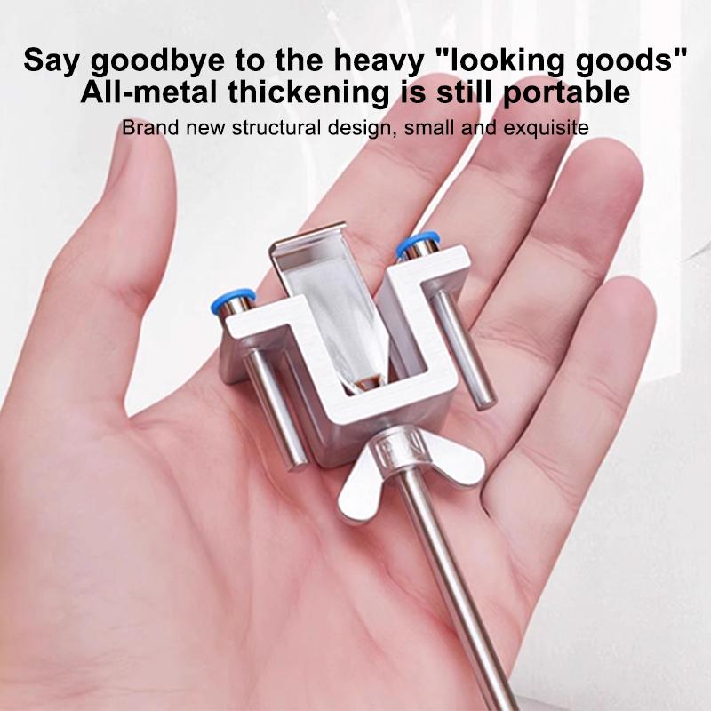 Portable Door Lock Dual Nut Adjustment Body Hotel Door Locks Self-Defense Door Stop Travel Anti-Theft Door Stopper Safety Lock