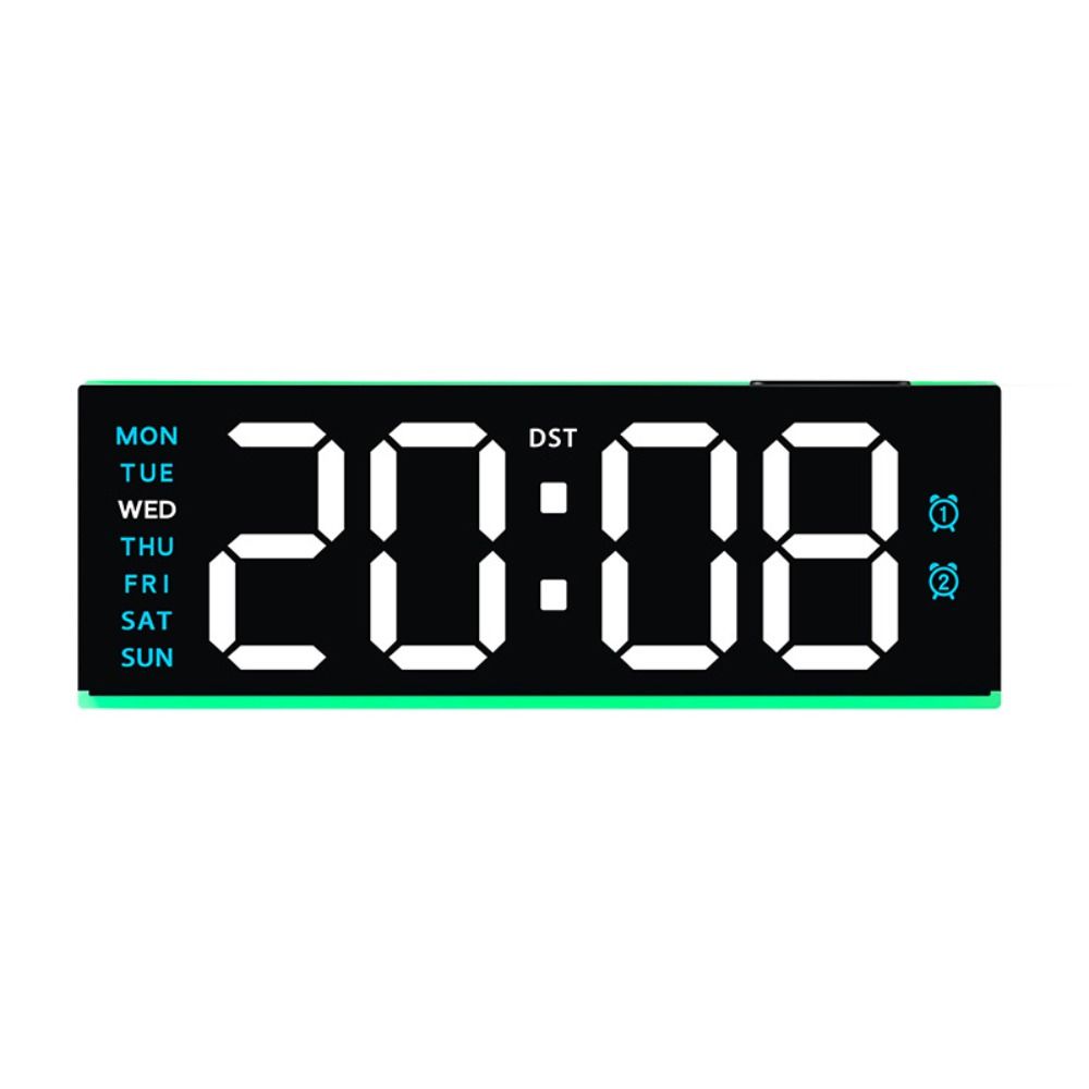 with Calendar Bedside Alarm Clock Atmosphere Lights Electronic Digital Clocks Home