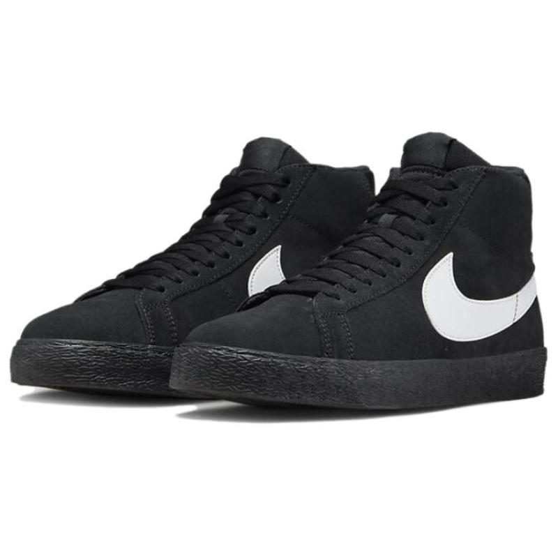 Nike Zoom Blazer Mid Sb 'Black White' Sneakers casual 864349-007