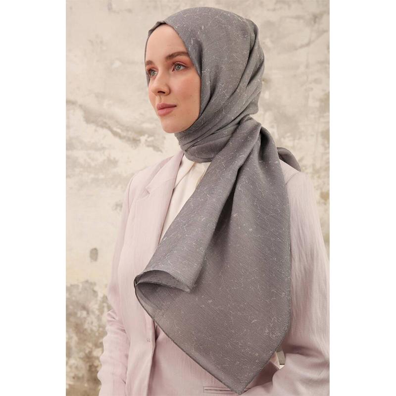 

Женская блестящая шаль Lydia с принтом копченая