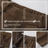 Women's High-Waist Corduroy Wide-Leg Pants - Autumn/Winter 2024 Collection