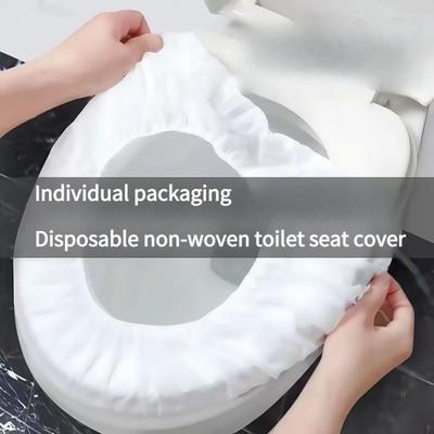 10PCS Disposable Toilet Cushion Set Home Travel Portable Toilet Cushion Hotel Toilet Dirty
