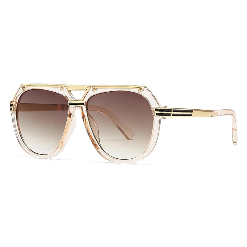 Cross-Border Export New Modern Coverage Large Frame Men's Sunglasses Ins Style Street Style Big-Name Sunglasses Lh