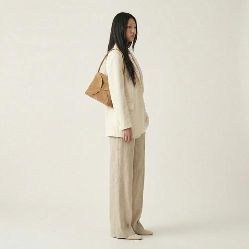 Suin 4-Leaf Tote Bag - Camel