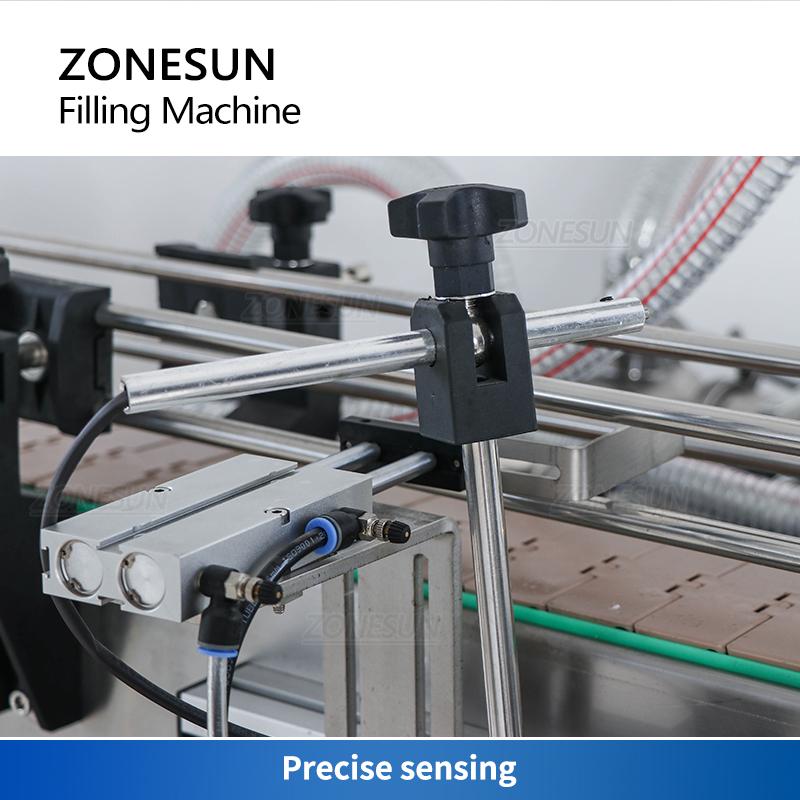 ZONESUN ZS-DTHSP2 Automatic Thick Liquid Filling Machine 2 Head Piston Pump Juice Gel Shampoo Lotion Filler