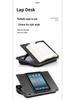 Black Laptop Bed Stand: Portable Folding Table for Office & Home