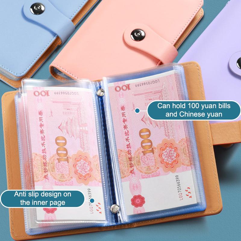 100 Umschläge Geldspar-Challenge Paar Sparen Geld Notizbuch mit Passwortschloss Sparordner Wiederverwendbares Budget-Sparbuch